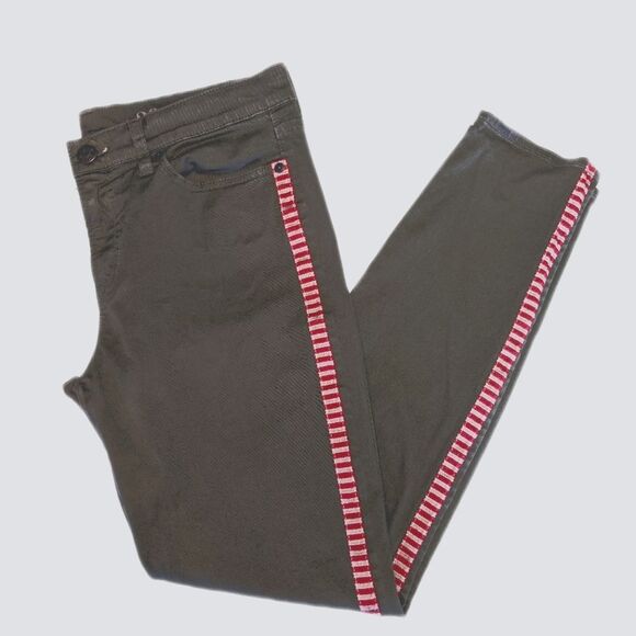 J. Crew Toothpick olive green khaki skinny ankle pants 29 - Picture 1 of 10